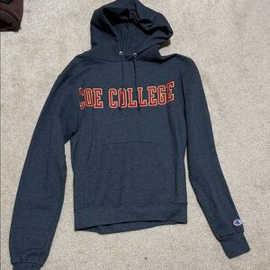Champion Gray Coe College Men's Hoodie